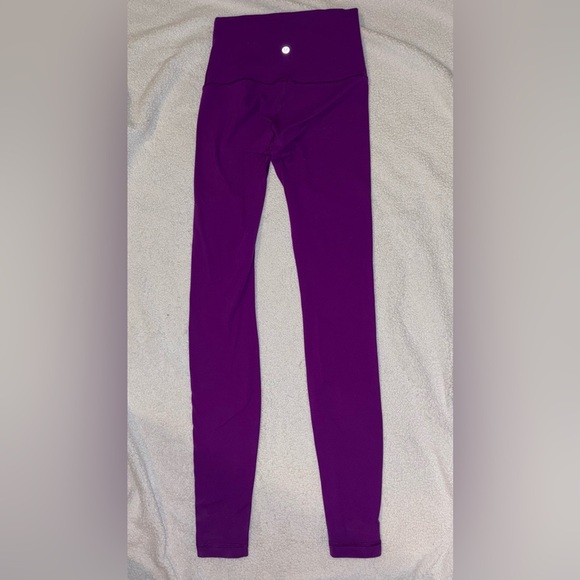 LULULEMON Wunder Under Pant III BR Tender Violet Size 4 $98 Retail Purple Soft - Picture 4 of 9